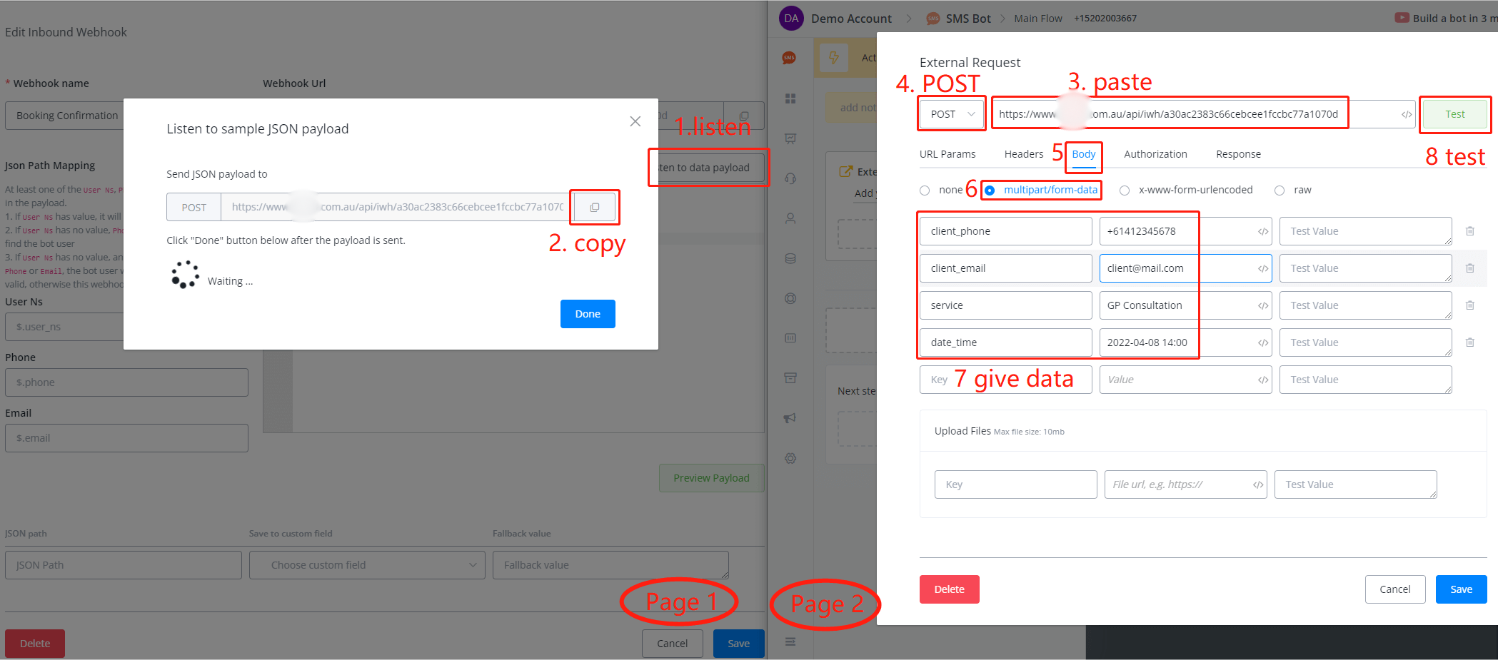 inbound webhook